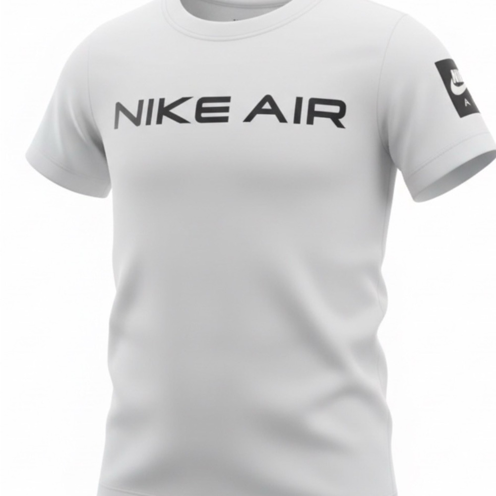 Nike Air White Tee with Black Logo